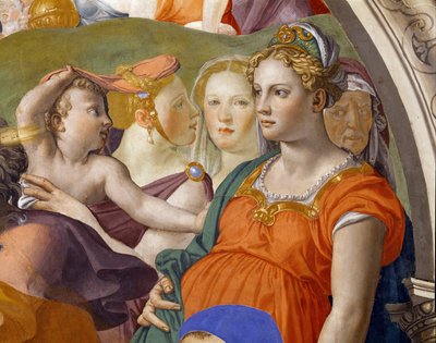 El cruce del Mar Rojo de Agnolo Bronzino